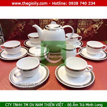 Bộ ấm trà Minh Long 0.8L